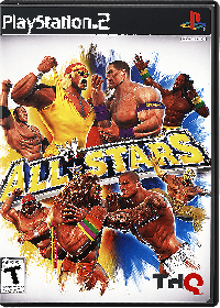WWE All Stars PAL Playstation 2 PAL box art